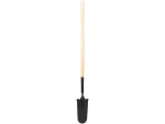 Marshalltown Schmale Schaufel aus gehärtetem 14 Gauge Stahl, abgerundet, langer Holzstiel 1219 mm – Bild 2