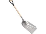 Marshalltown Breite Schaufel, Aluminium, abgerundet, D-Griff, Holzstiel 762 mm – Bild 2