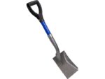 Marshalltown Proscape Mini-Schaufel, Stahl, eckig, D-Griff, Fiberglas Stiel, Länge: 660 mm – Bild 5
